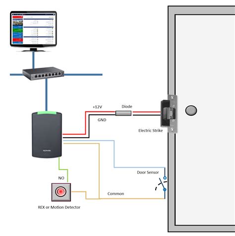door security devices wiring diagrams 